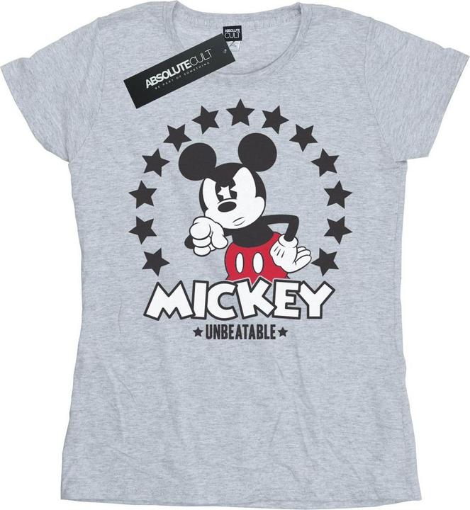 Actual product image Disney Womens/Ladies Mickey Mouse Unbeatable Cotton T-Shirt (M)
