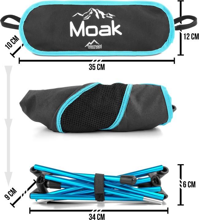 Produktbild Normani Ultraleichter Campingstuhl „Moak“