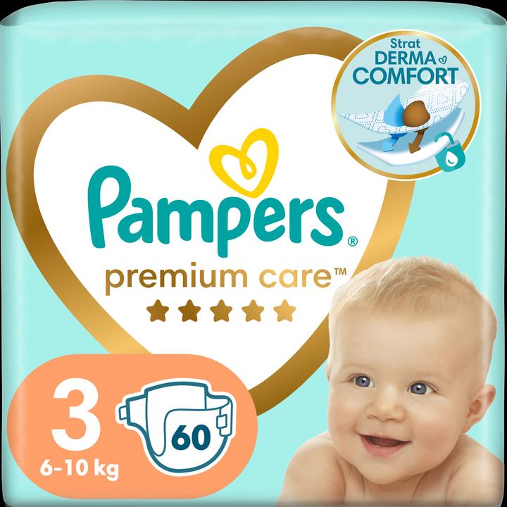 Produktbild Pampers Premium Care (Gr. 3, Halbmonatsbox, 60 Stück)