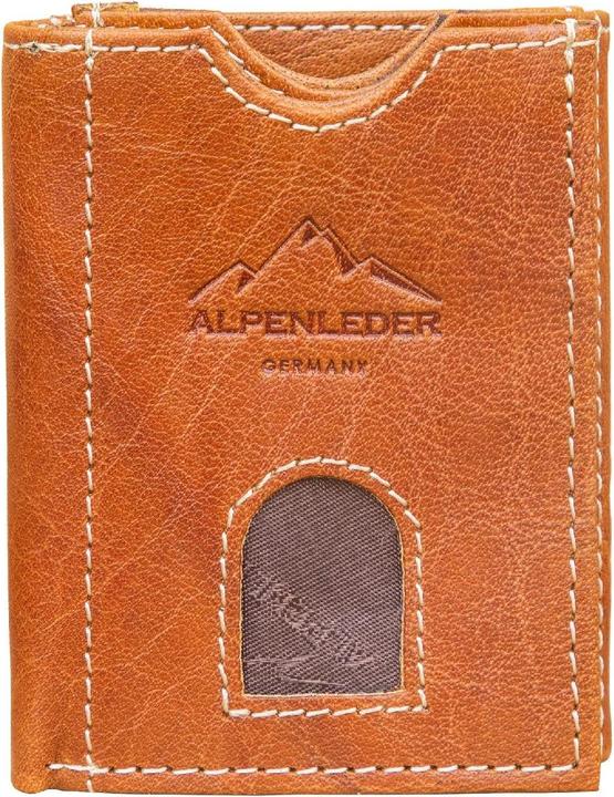 Produktbild Alpenleder Portemonnaie Pocket Cognac