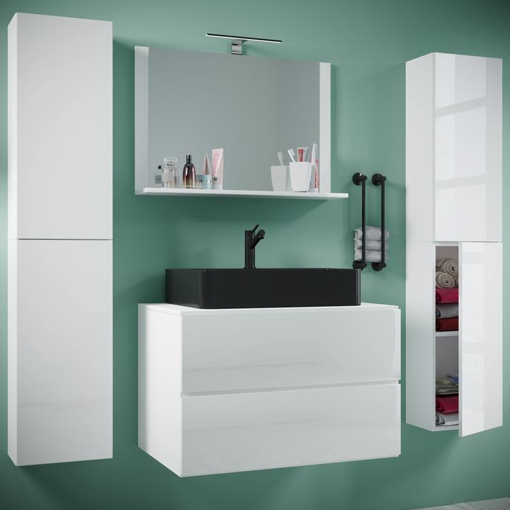 Actual product image VCM 5-piece washbasin bath 80 cmLendas XL