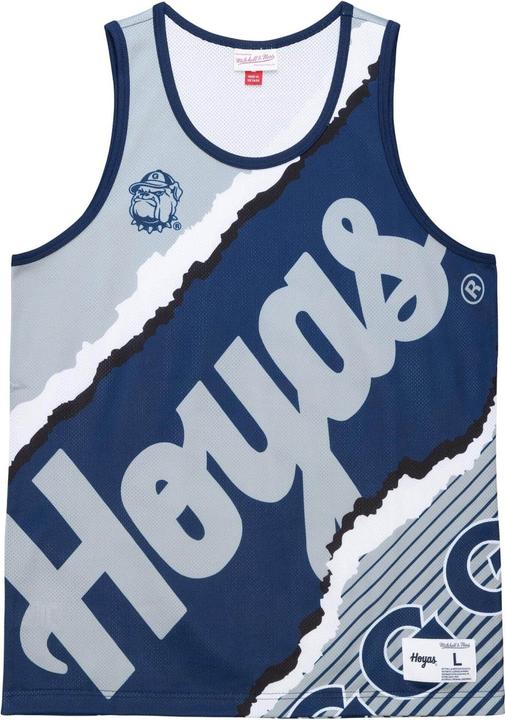 Actual product image Mitchell & Ness M&N JUMBOTRON Basketball Jersey Tank Georgetown University (S)