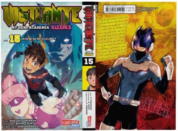 Produktbild Vigilante - My Hero Academia Illegals 15 (Deutsch, Betten Court, Kohei Horikoshi, Hideyuki Furuhashi, 2023)