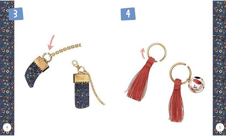 Image du produit Mon joli collier en liberty à pompon