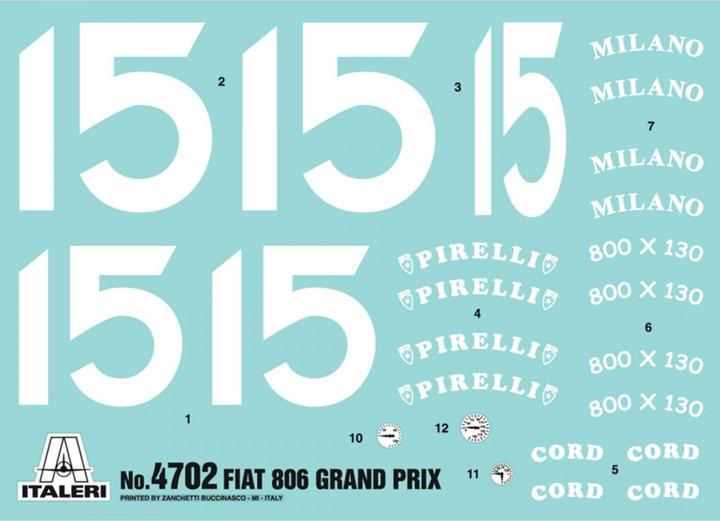 Actual product image Carson Fiat 806 Grand Prix