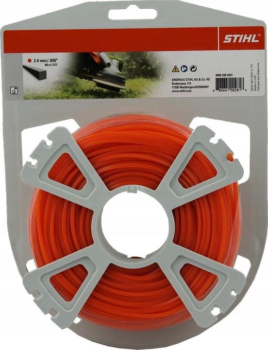 Stihl Mähfaden Quadratisch (Rasentrimmer, Trimmerfaden + Fadenspule)