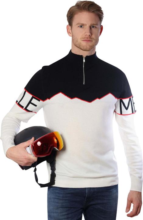 Immagine prodotto Bellemere Pullover Half-Zipped Cashmere Blend Sweater (L)