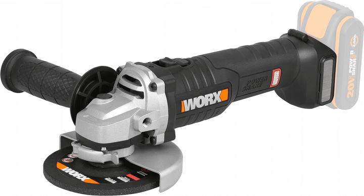 Produktbild Worx Akku Winkelschleifer WX812.9 20V ohne Akku nund Ladegerät (125 mm)