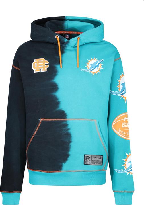 Produktbild Recovered Re:covered Fleece Hoody - INK DYE Miami Dolphins - XL (XL)