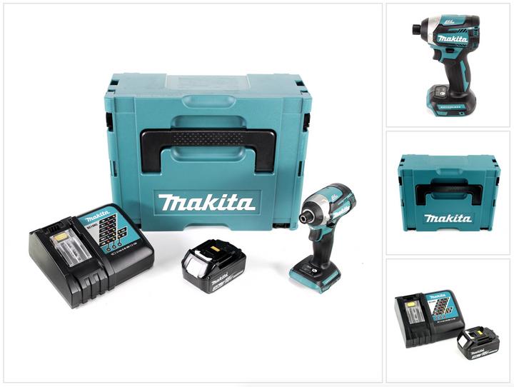 Actual product image Makita DTD 154 RF1J Brushless Cordless Impact Driver 18V 1/4" 175 Nm + 1x Battery 3.0 Ah + 1x Charge (Rechargeable battery operated)