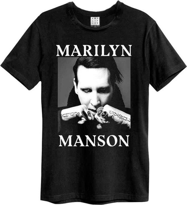 Immagine prodotto Amplified Fists Maglietta Marilyn Manson Uomo (XS)