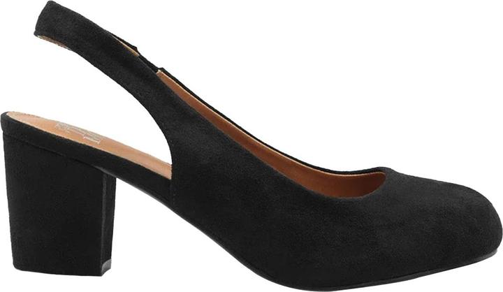 Actual product image Where's That From Womens/Ladies Edith Suede Sling Back Wide Block Heel Shoes (38)