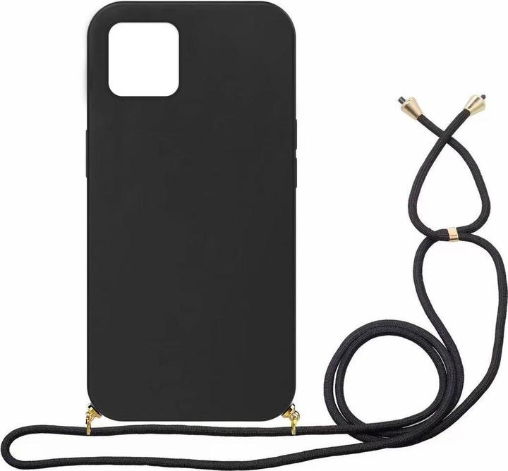 Immagine prodotto mobileup Custodia Eco con cordino per iPhone 12 Pro Max - Nero (Apple iPhone 12 Pro Max)