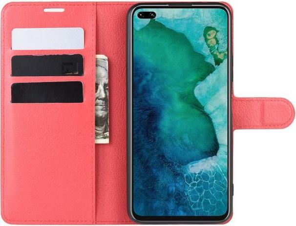Actual product image MU Classic Litchi Leather Bookcover Series (Honor V30, Honor V30 Pro)
