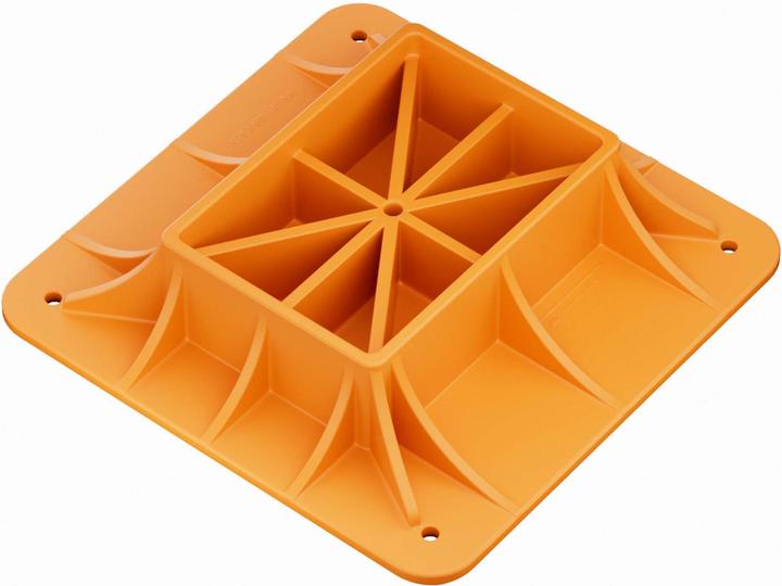 Produktbild Wiltec Farm Jack Halterung Stützplatte Wagenheber Unterlegplatte 29,2x29,2cm
