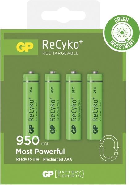 Produktbild GP Batteries GP 4er Akku-Set (4 Stk., AAA, 950 mAh)