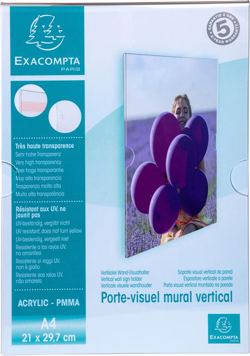Produktbild Exacompta Wandprospekthalter (A4)