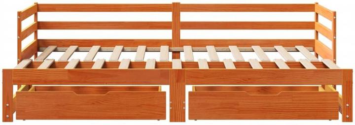 Actual product image VidaXL Extendable day bed with drawers (90 x 200 cm)