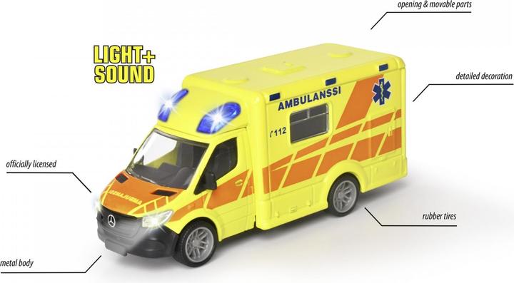 Produktbild Majorette Finnish Mercedes-Benz Sprinter Ambulance