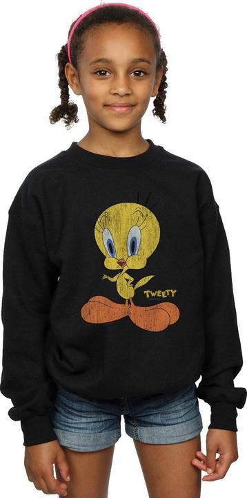 Produktbild Looney Tunes Tweety Pie Distressed Sweatshirt Mädchen (116)