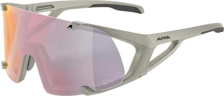 Produktbild ALPINA SPORTS Hawkeye QV (Cool grey matt, quattro varioflex mirror + rainbow)