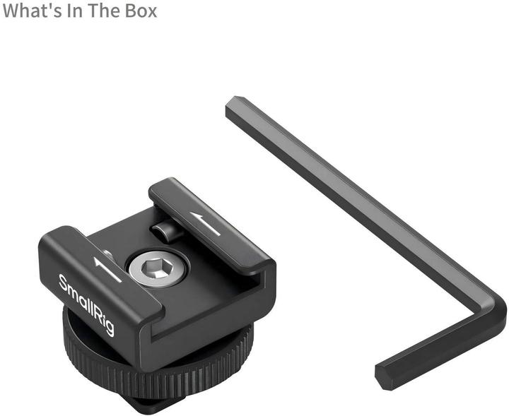 Immagine prodotto SmallRig 4822 Wireless Microphone Support with Cold Shoe Mount (Accessori video vari)