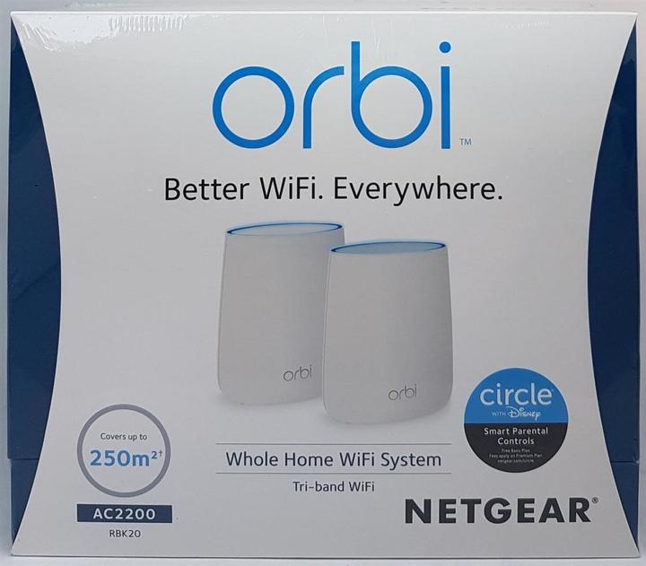 Actual product image Netgear Orbi RBK20 set