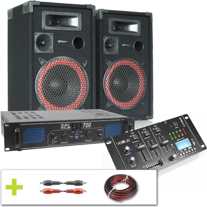 Produktbild Complete Vervollständigen Sie den 700W -DJ -Set MET Bluetooth