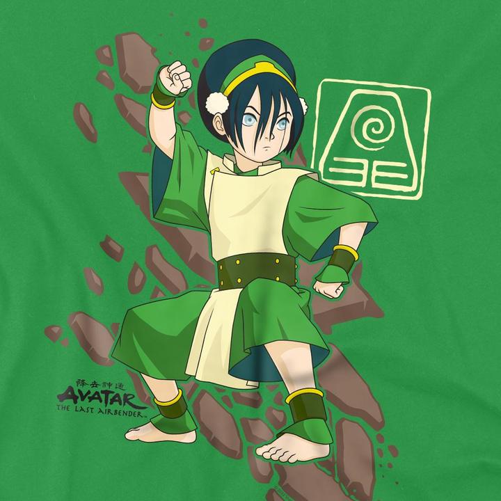 Actual product image Avatar: The Last Airbender Mens Rock Slide Toph T-Shirt (3XL)