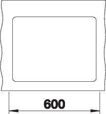 Image du produit Blanco SUBLINE 340/160-F (55.20 cm, 42.70 cm)