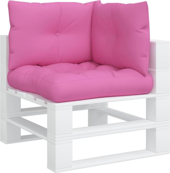 Actual product image Diverse Hardware Pallet Cushion 3 Pcs. Pink Oxford Fabric