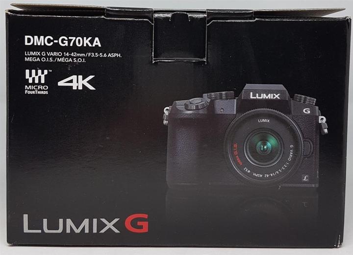 Produktbild Panasonic DMC-G70KAEGK Lumix G (14 - 42 mm, 16 Mpx, Micro Four Thirds)