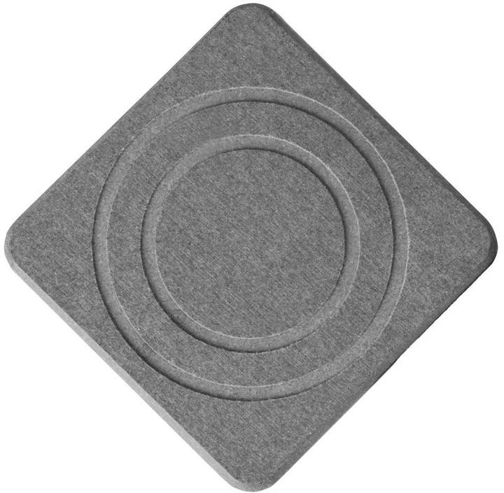 Immagine prodotto Moonstone Sottobicchiere in vetro Alba grigio scuro (1 x, Sottobicchiere in vetro)