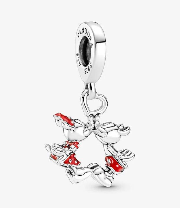 Produktbild Pandora Charm Disney Mickey Mouse & Minnie Mouse Küssen (Sterling Silber 925)