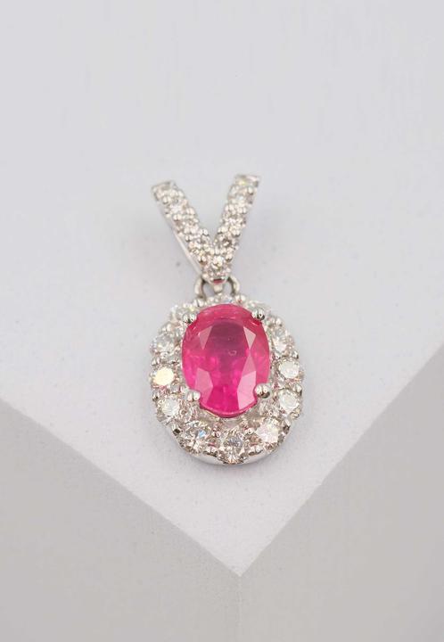 Image du produit Muau Pendentif (Argent, Or blanc 750)