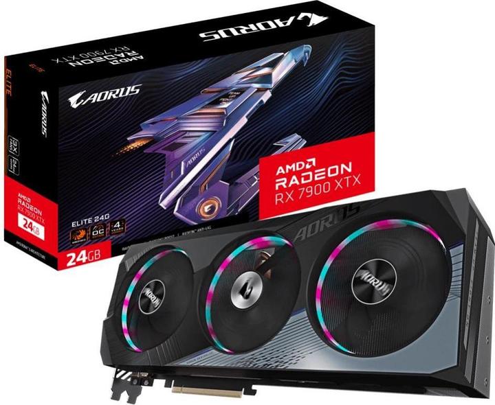 Image du produit Gigabyte Radeon RX7900XTX AORUS ELITE GDDR6 2xHDMI 2xDP (24 Go)
