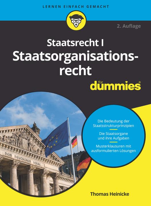 Image du produit Staatsrecht I Staatsorganisationsrecht für Dummies (Allemand, Thomas Heinicke, 2022)