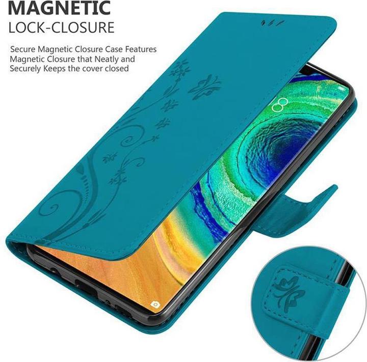 Actual product image Cadorabo Flower Book Cover (Mate 30 Pro)