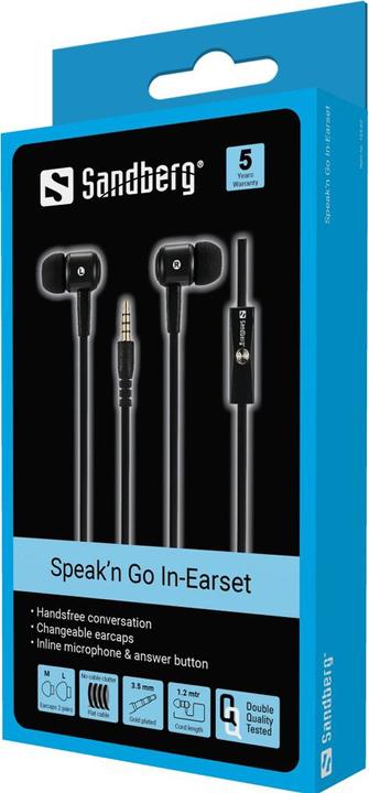 Image du produit Sandberg Speak n Go In-Earset (Filaire)