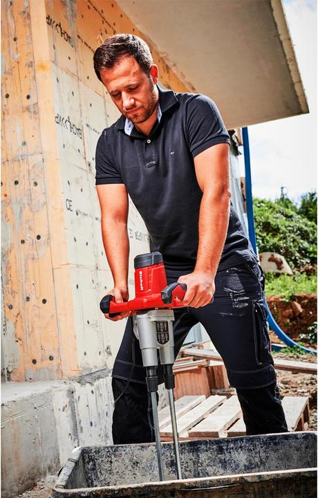 Actual product image Einhell Twin colour mortar stirrer TE-MX 1600-2 CE