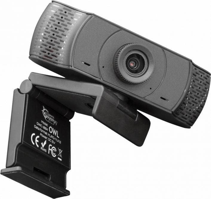 Produktbild White Shark Webcam Owl, FULL HD sensor, CMOS 2.0 Mpix, SONIX 2279 + 2053, Noise reduction (2.10 Mpx)