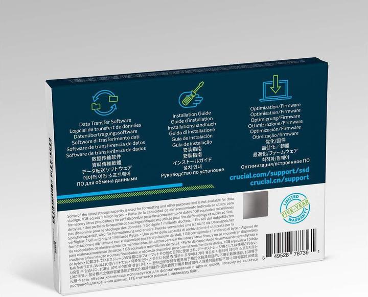 Actual product image Crucial P1 (2000 GB, M.2 2280)
