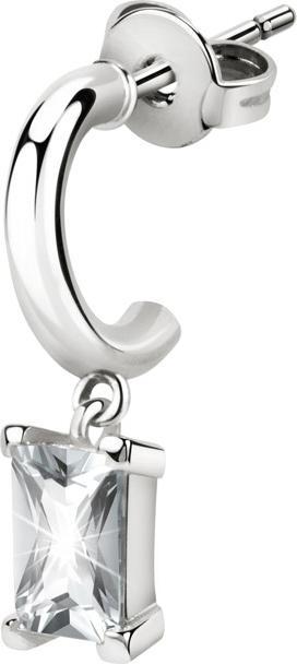 Actual product image La Petite Story Hoop Earrings White (Brass)
