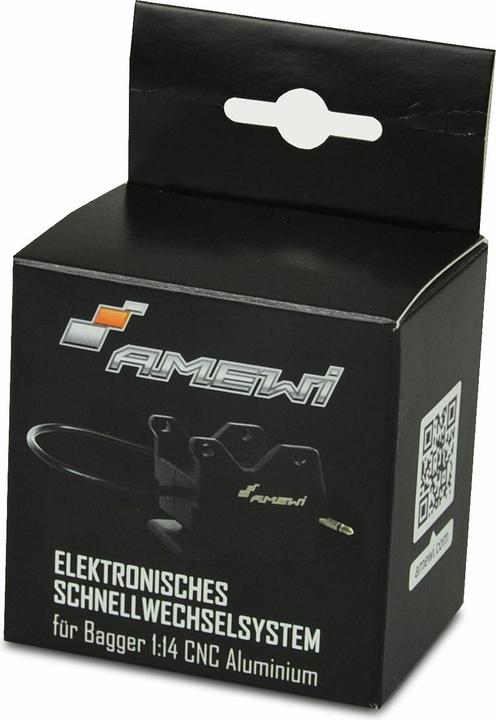 Produktbild Amewi Elektronisches Schnellwechselsystem für Bagger 1:14 CNC Aluminium Rot