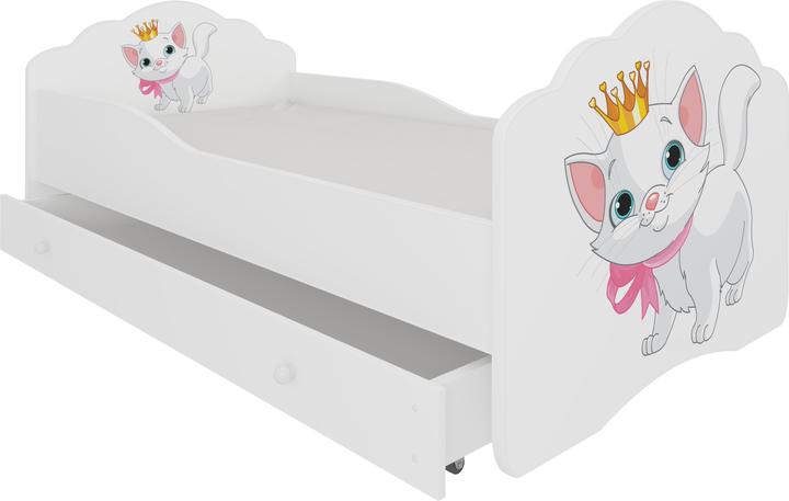 Produktbild ADRK Furniture Bett mit Matratze und Schublade CASIMO CAT 160x80 (160 x 80 cm)