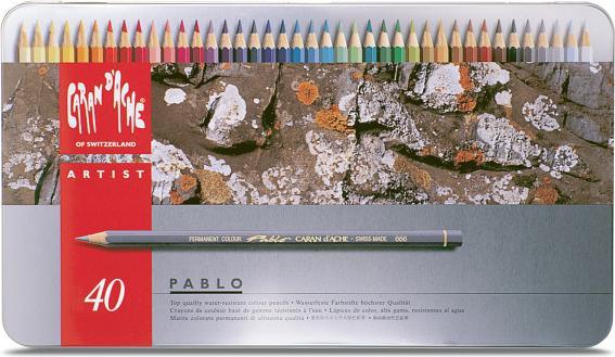 Image du produit Caran d'Ache Pablo Metallschachtel (Multicolore, 40 x)