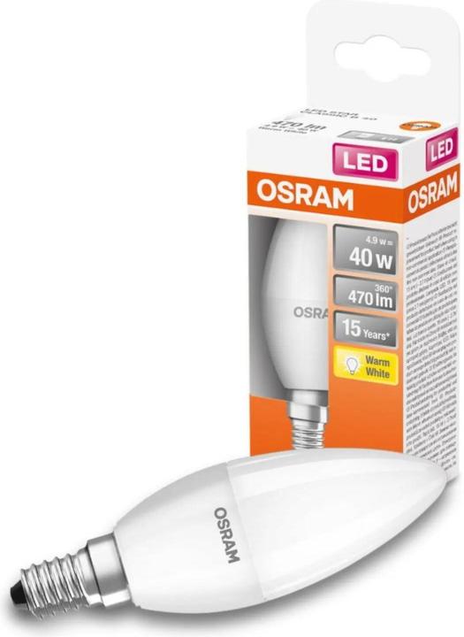 Produktbild Osram Led Star Classic B (E14, 40 W, 470 lm, 1 x, F)