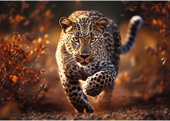Actual product image Trefl Puzzle Premium Plus 1000 - Wild Leopard (1000 pieces)