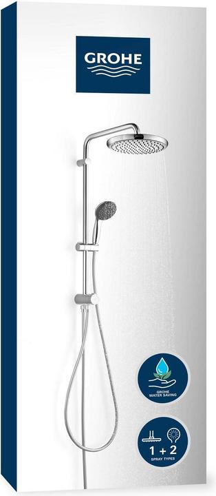 Actual product image Grohe Vitalio Start System 250 Flex Duschsystem mit Umstellung und Vitalio Start 110 Handbrause, Reno-Set