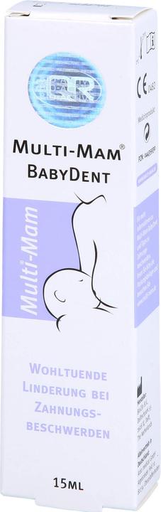 Actual product image Multi-Mam MAM BabyDent teething gel, 15 ml Gel